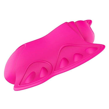 Mini vibratore indossabile con ali flessibili e silicone sicuro